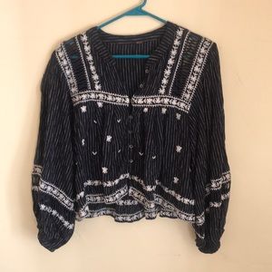 Like New Free People Boho Blouse